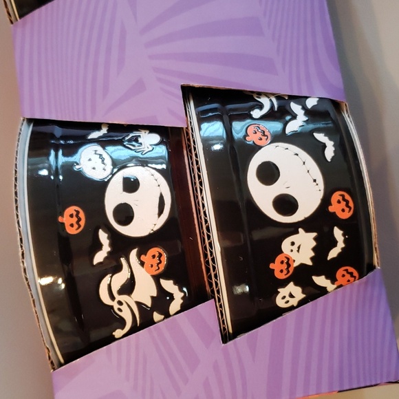 Set of 4 nightmare before Christmas stoneware ramekins NEW - Picture 4 of 6